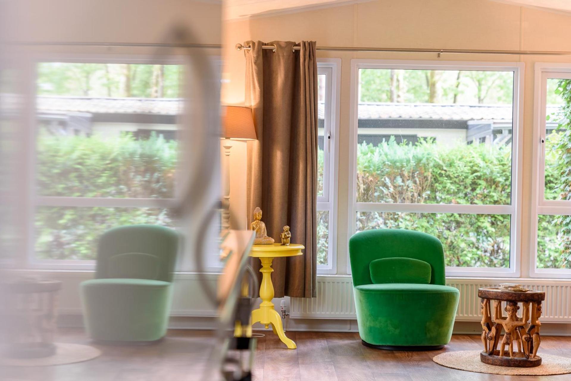 Fonkel fris Chalet Veluwe Hoenderloo Buitenkant foto